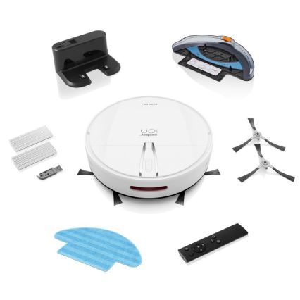 Niceboy ION Charles i4 - Slimme robotstofzuiger 2in1 4400 mAh Wi-Fi wit + afstandsbediening