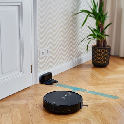 Niceboy ION Charles i4 - Slimme robotstofzuiger 2in1 4400 mAh Wi-Fi zwart + afstandsbediening