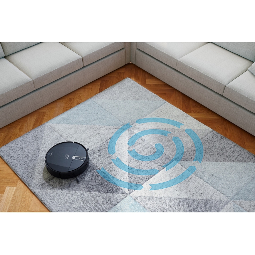 Niceboy ION Charles i4 - Slimme robotstofzuiger 2in1 4400 mAh Wi-Fi zwart + afstandsbediening
