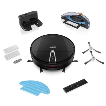 Niceboy ION Charles i4 - Slimme robotstofzuiger 2in1 4400 mAh Wi-Fi zwart + afstandsbediening