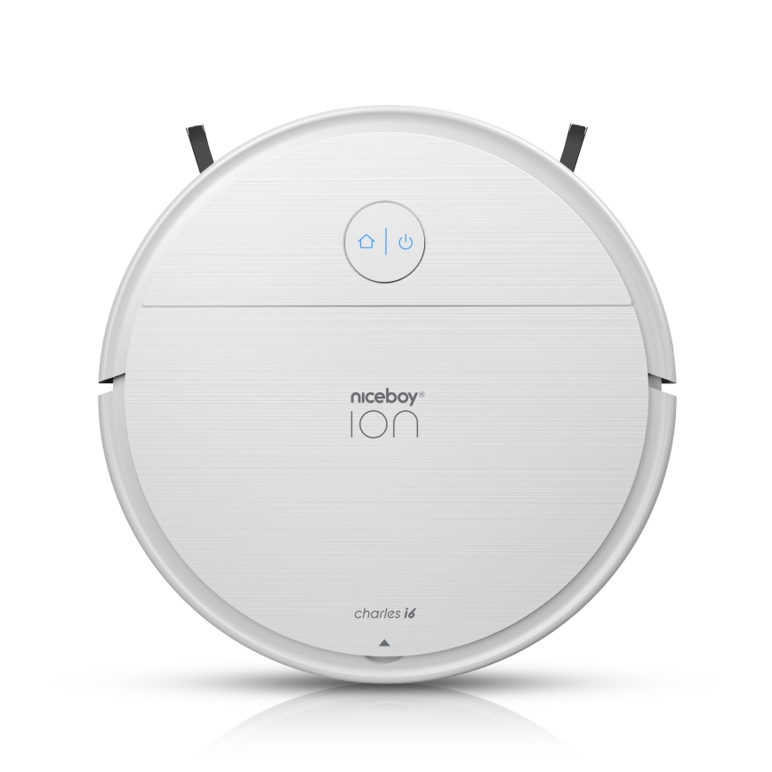 Niceboy ION Charles i6 - Slimme 2-in-1 robotstofzuiger 2600 mAh Wi-Fi wit