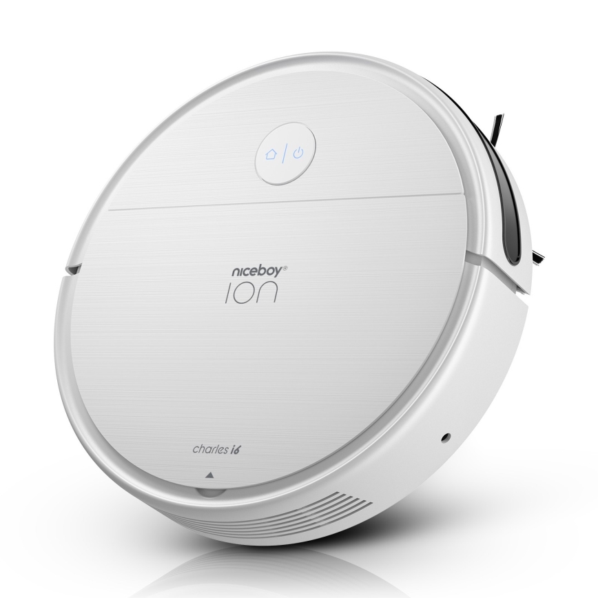 Niceboy ION Charles i6 - Slimme robotstofzuiger 2in1 2600 mAh Wi-Fi wit