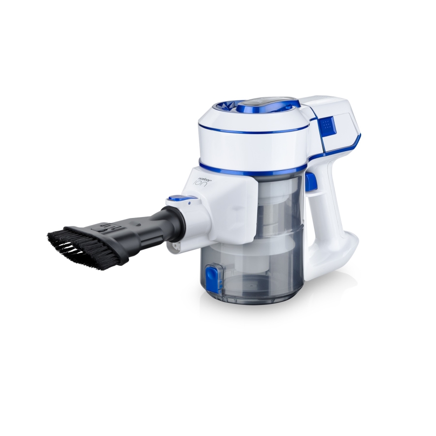 Niceboy ION Hurricane H5 - Snoerloze steelstofzuiger 2in1 150W/2200 mAh wit/blauw
