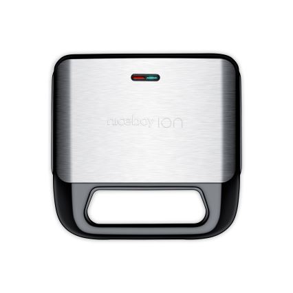 Niceboy ION Snacker S3 - Sandwich maker 3in1 750W/230V roestvrij/zwart
