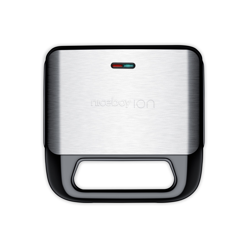 Niceboy ION Snacker S3 - Sandwich maker 3in1 750W/230V roestvrij/zwart