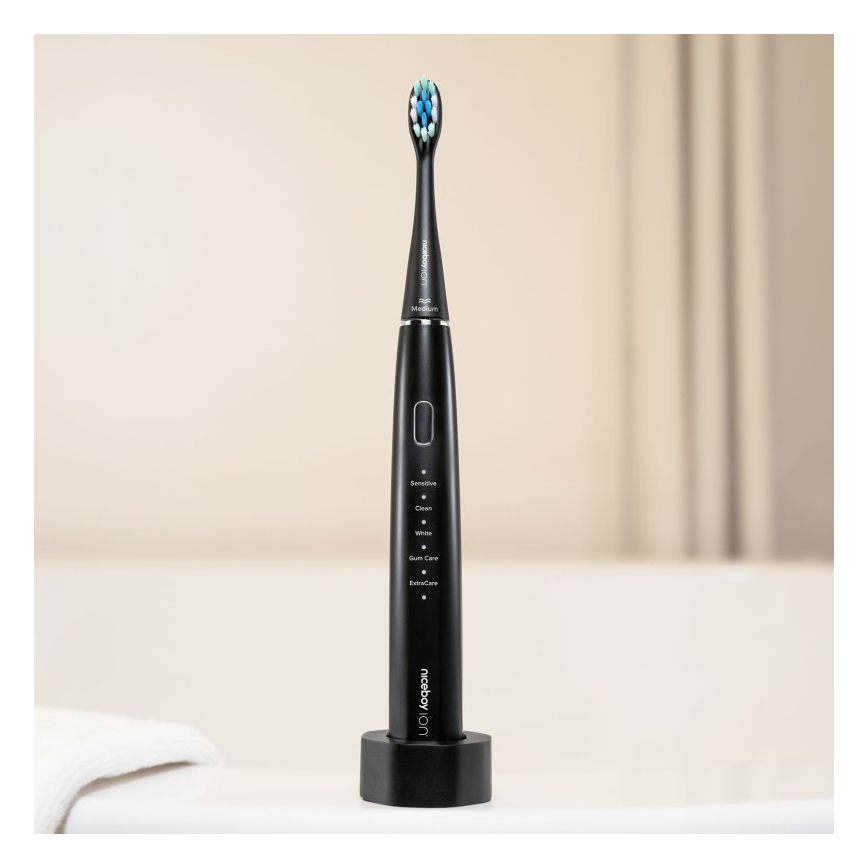 Niceboy ION Sonic - Sonische tandenborstel 800 mAh IPX7 zwart