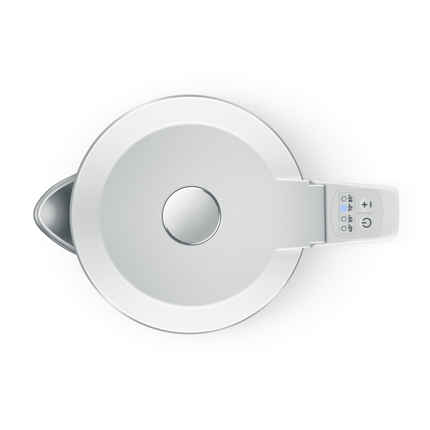 Niceboy ION ThermoKettle TK5 - Ketel met thermoregulatie 1,7 l 2200W/230V wit