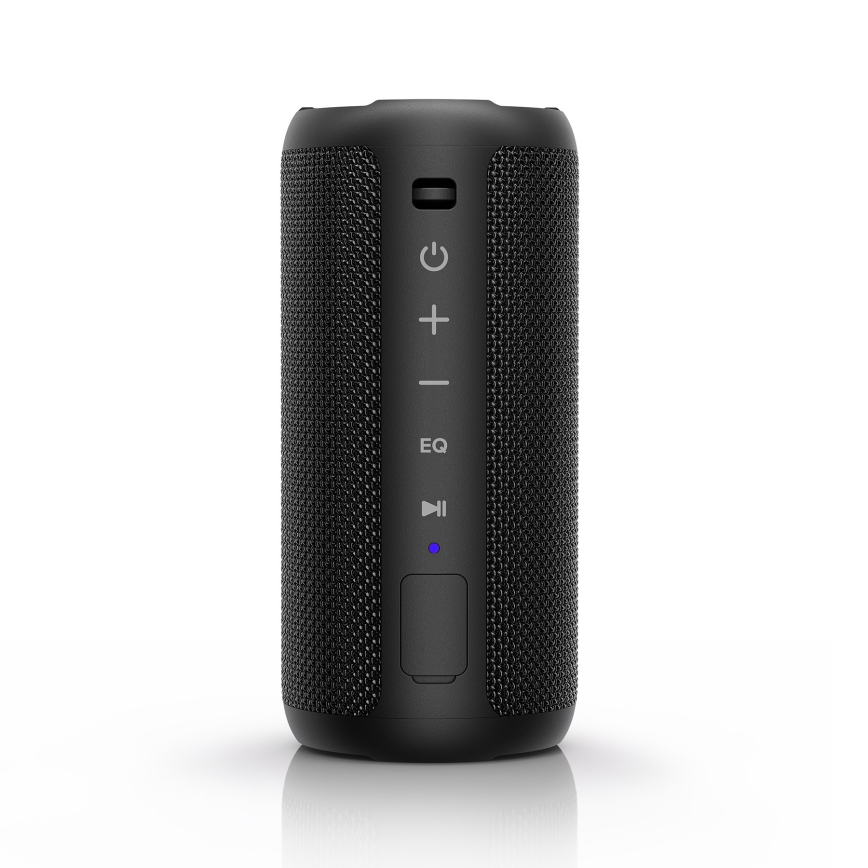 Niceboy Orion - Draadloze LED-luidspreker met microfoon 24W/2200 mAh IPX7 zwart