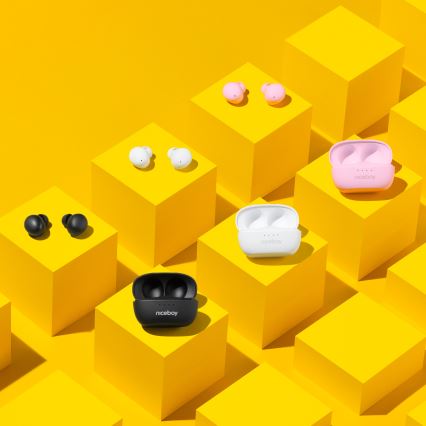 Niceboy Podsie 4 POP - Draadloze oordopjes 400 mAh + 2×40 mAh IPX4 roze