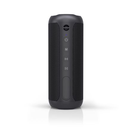 Niceboy Polaris - LED Draadloze luidspreker met een microfoon 30W/4000 mAh IPX7 zwart