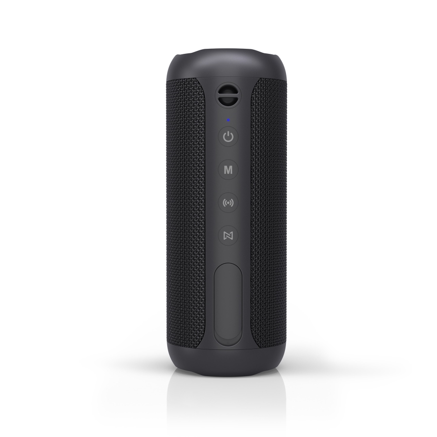 Niceboy Polaris - LED Draadloze luidspreker met een microfoon 30W/4000 mAh IPX7 zwart