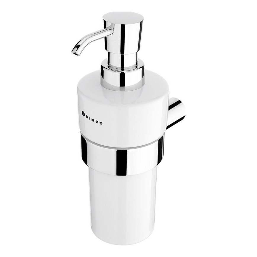 NIMCO BR 11031KN-26 - Zeepdispenser voor aan de muur BORMO 300 mm wit/glanzend chroom