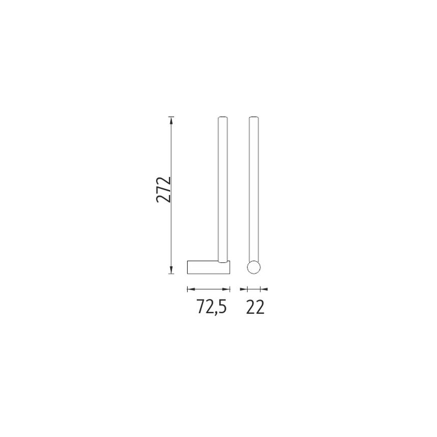 NIMCO BR 11055S-26 - Toiletpapierhouder BORMO glanzend chroom