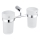 NIMCO BR 11058DW-26 - Tandenborstelhouder voor aan de muur BORMO mat glas/glanzend chroom
