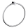 NIMCO BR 11060L-26 - Handdoekhouder voor aan de muur BORMO diameter 20 cm glanzend chroom