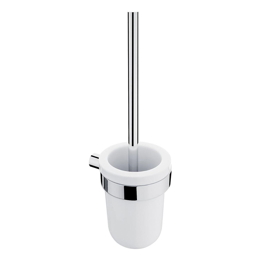 NIMCO BR 11094KU-26 - Wandgemonteerde toiletborstel BORMO wit/glanzend chroom