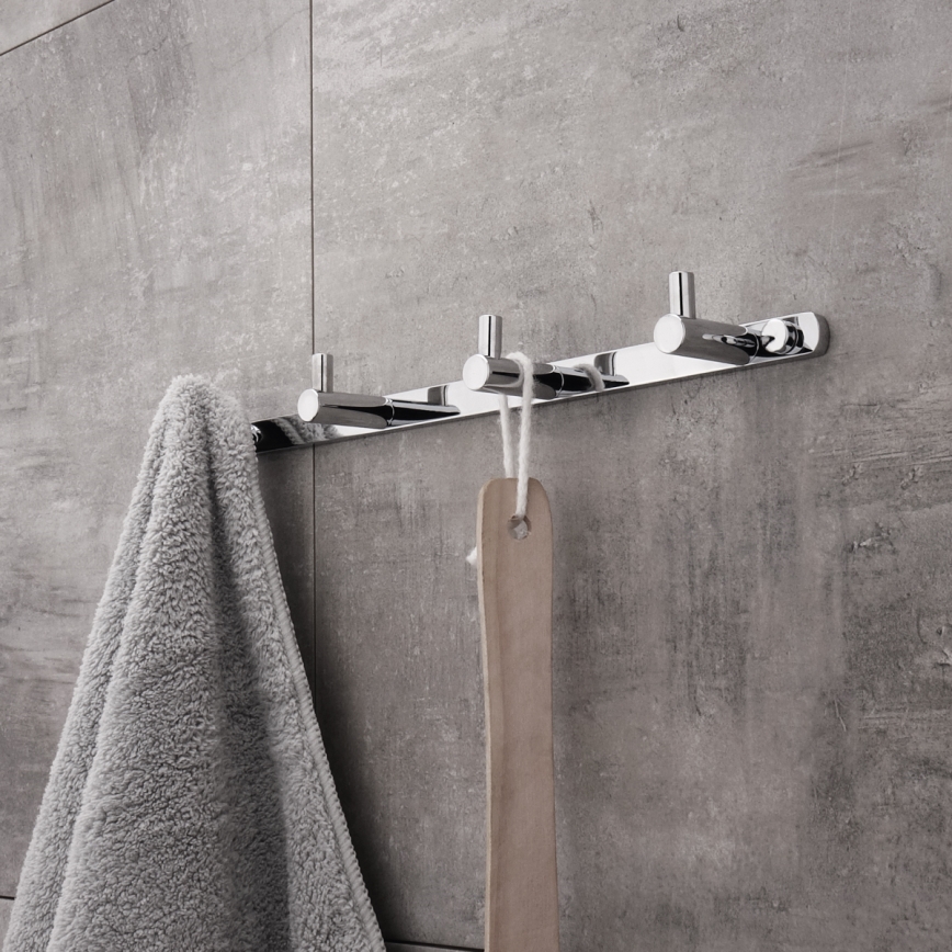 NIMCO BR 11104-26 - Handdoekhouder voor aan de muur BORMO 30 cm glanzend chroom