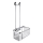 NIMCO Ki 14015H-26 - Douchewandplank KIBO glanzend chroom