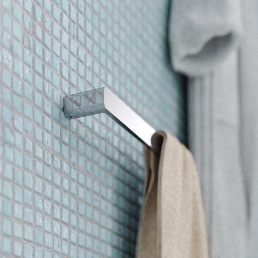 NIMCO MA 29035-26 - Handdoekhouder voor aan de muur MAYA 36 cm glanzend chroom