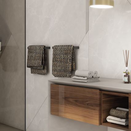 NIMCO MAC 29035-90 - Handdoekhouder voor aan de muur MAYA 36 cm mat zwart