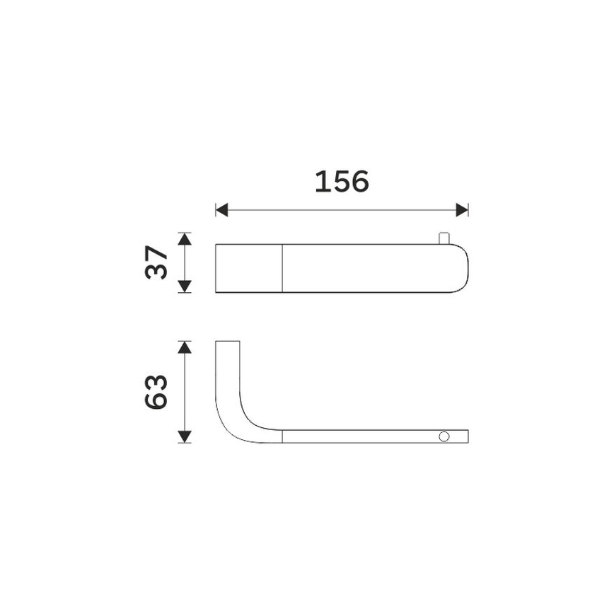 NIMCO NK 30055-26 - Toiletpapierhouder NIKAU glanzend chroom