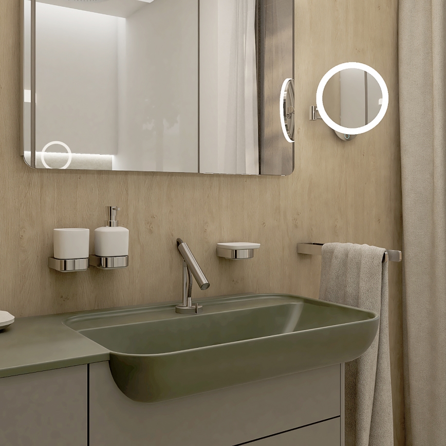 NIMCO NK 30098-26 - Handdoekhouder voor aan de muur NIKAU 39 cm glanzend chroom