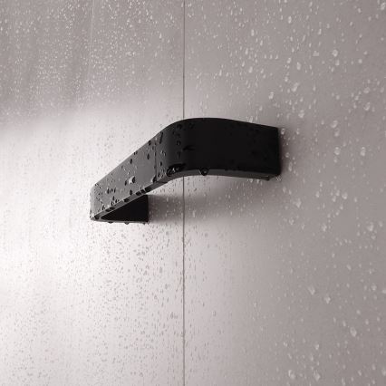 NIMCO NKC 30035-90 - Handdoekhouder voor aan de muur NIKAU 39 cm mat zwart