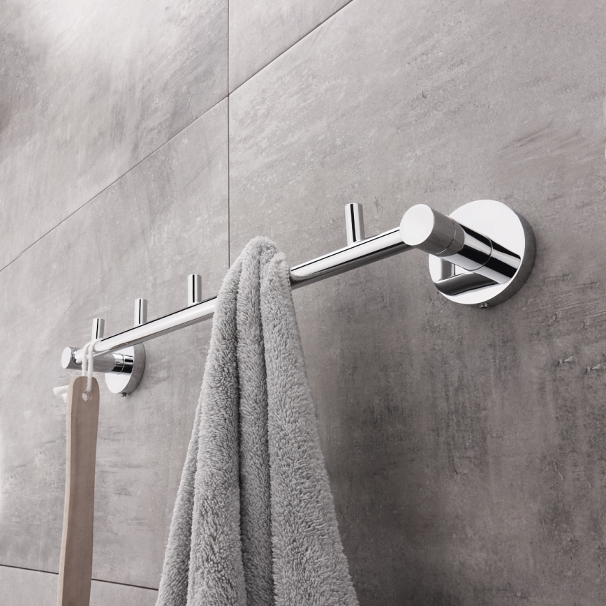 NIMCO UN 13054-5-26 - Handdoekhouder voor aan de muur UNIX 41,5 cm glanzend chroom