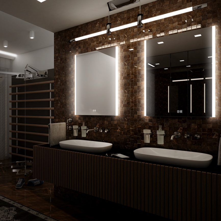 NIMCO ZP 11001VX - LED Badkamerspiegel met dimbare verlichting LED/21W/230V 3000-6500K 70x50 cm IP44