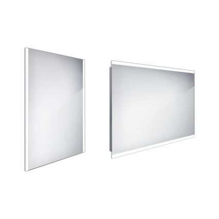 NIMCO ZP 11002 - LED Badkamer spiegel met achterkantverlichting LED/24W/230V 6500K 80x60 cm IP44