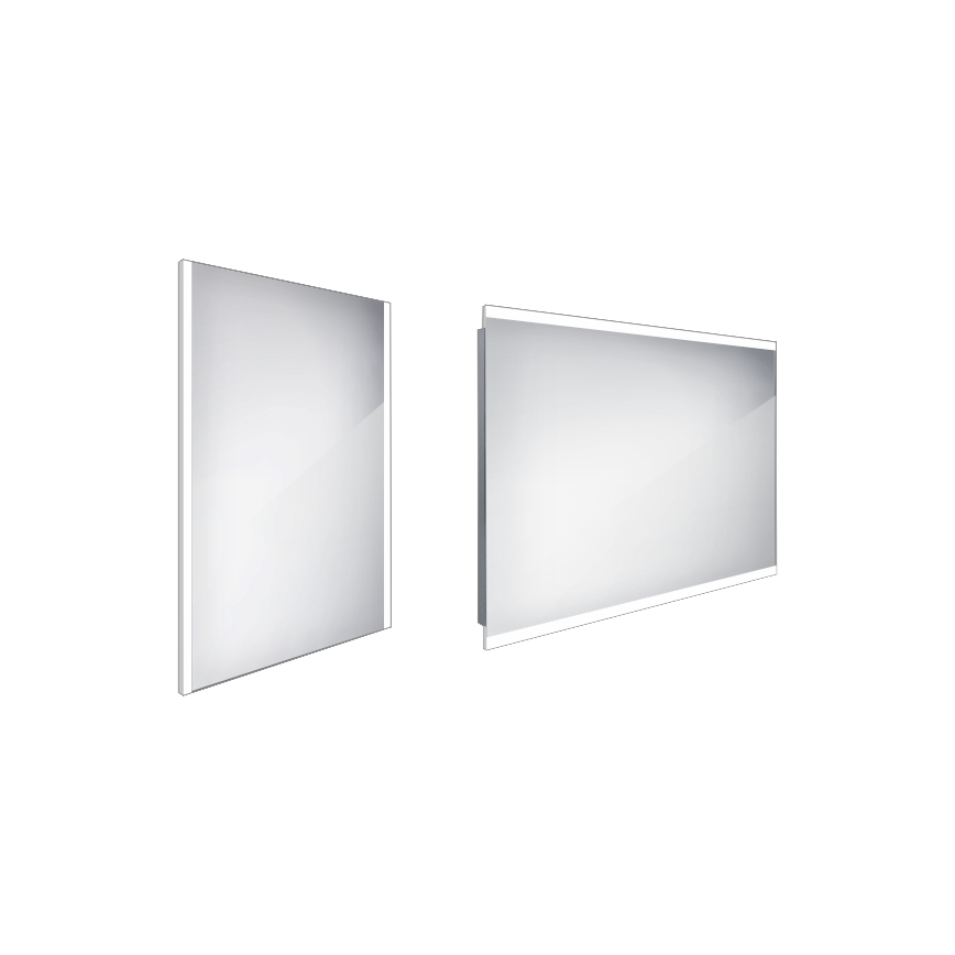 NIMCO ZP 11002 - LED Badkamer spiegel met achterkantverlichting LED/24W/230V 6500K 80x60 cm IP44