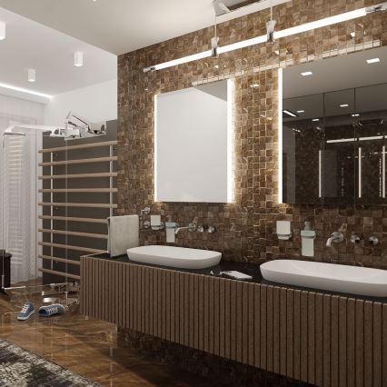 NIMCO ZP 11002 - LED-badkamerspiegel met achtergrondverlichting LED/24W/230V 6500K 80x60 cm IP44