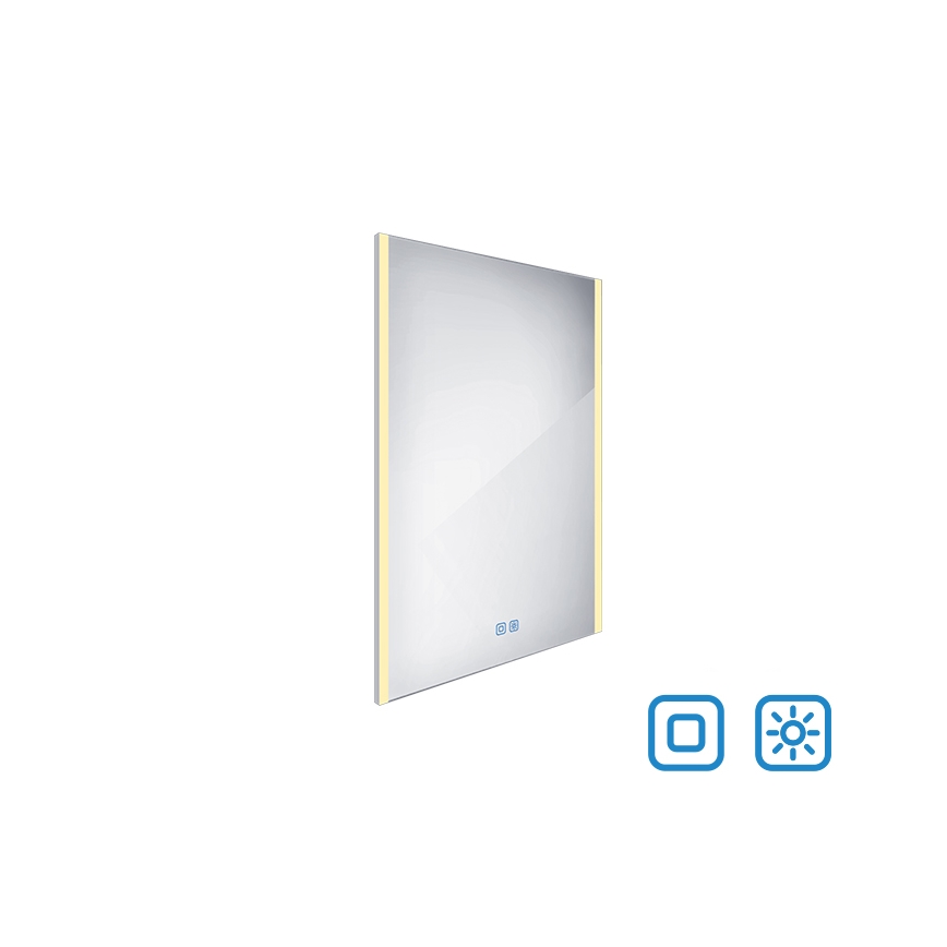NIMCO ZP 11002VX - LED Badkamerspiegel met dimbare verlichting LED/24W/230V 3000-6500K 80x60 cm IP44