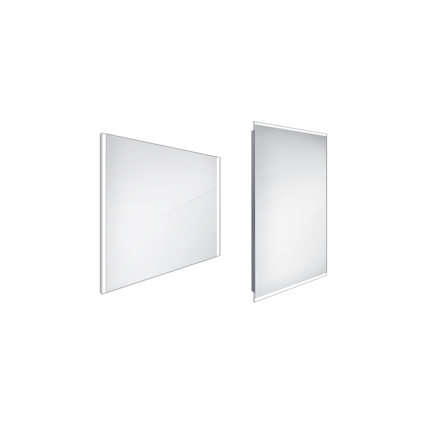 NIMCO ZP 11003 - LED Badkamer spiegel met achterkantverlichting LED/21W/230V 6500K 70x80 cm IP44