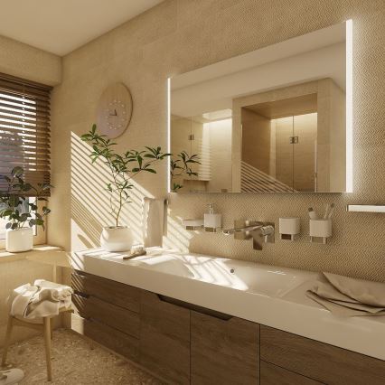NIMCO ZP 11003 - LED Badkamer spiegel met achterkantverlichting LED/21W/230V 6500K 70x80 cm IP44