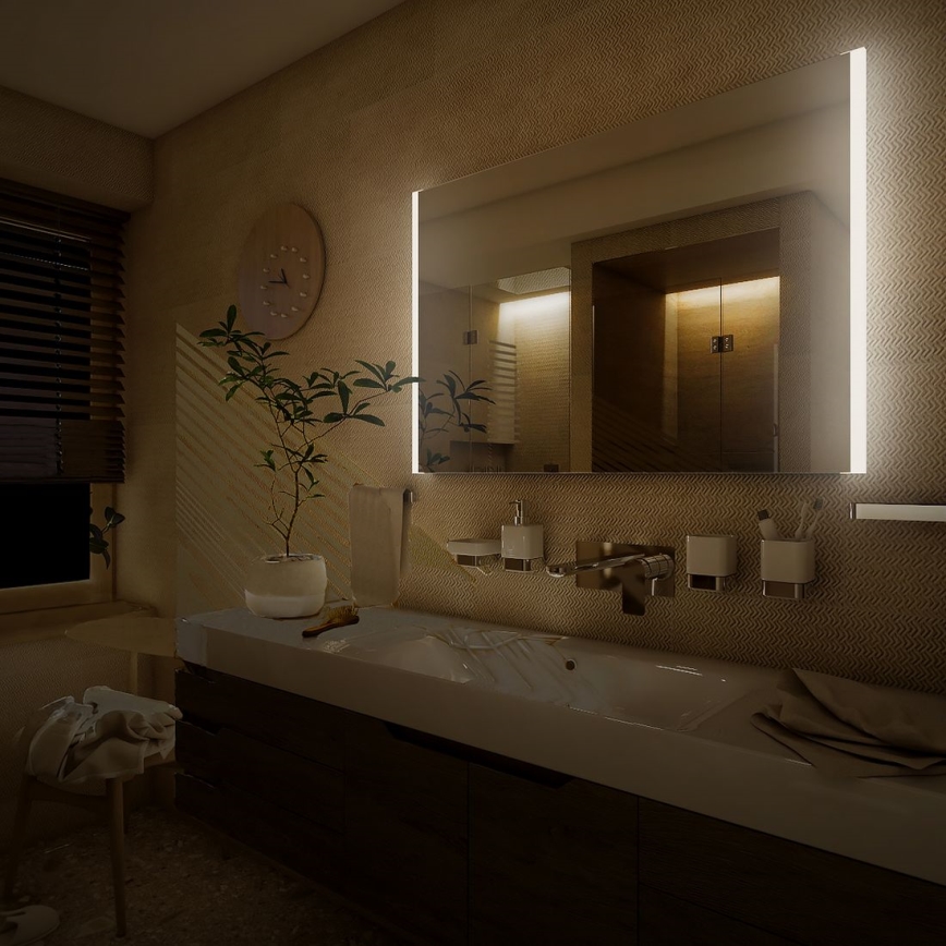 NIMCO ZP 11003 - LED Badkamer spiegel met achterkantverlichting LED/21W/230V 6500K 70x80 cm IP44