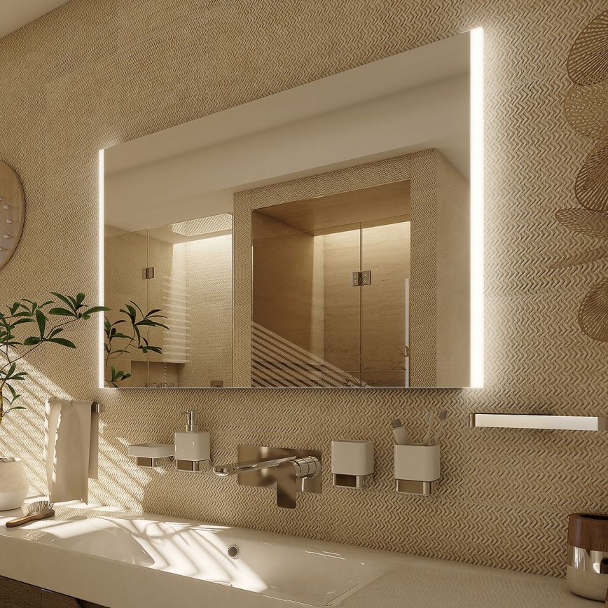 NIMCO ZP 11003 - LED Badkamer spiegel met achterkantverlichting LED/21W/230V 6500K 70x80 cm IP44