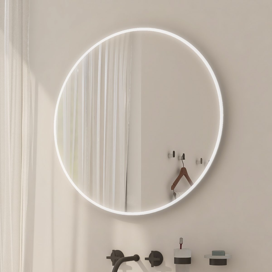 NIMCO ZP 26000R - LED Badkamer spiegel met achterkantverlichting LED/26W/230V 6500K diameter 60 cm IP44