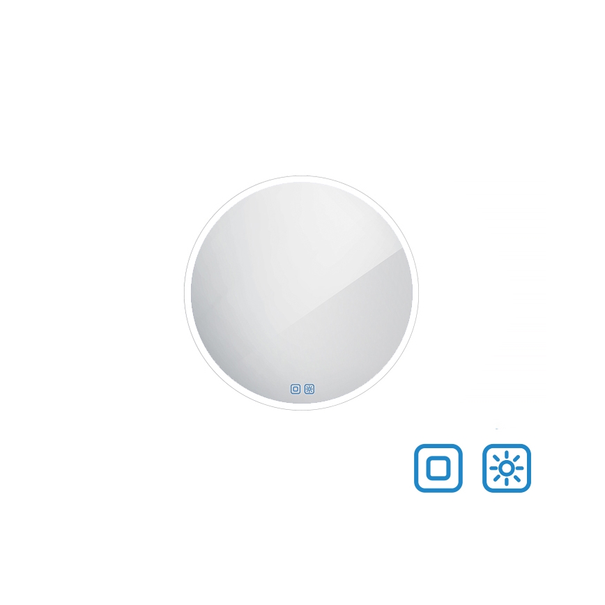 NIMCO ZP 26000RVX - LED-dimbare badkamerspiegel met achtergrondverlichting LED/26W/230V 3000-6500K Ø 60 cm IP44