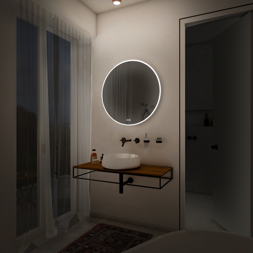 NIMCO ZP 26000RVX - LED-dimbare badkamerspiegel met achtergrondverlichting LED/26W/230V 3000-6500K Ø 60 cm IP44