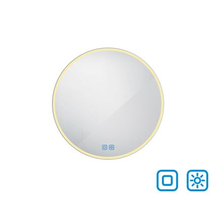 NIMCO ZP 26000RVX - LED Badkamerspiegel met dimbare verlichting LED/26W/230V 3000-6500K diameter 60 cm IP44