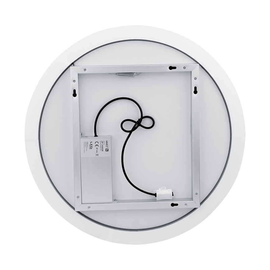 NIMCO ZP 26000RVX - LED Badkamerspiegel met dimbare verlichting LED/26W/230V 3000-6500K diameter 60 cm IP44