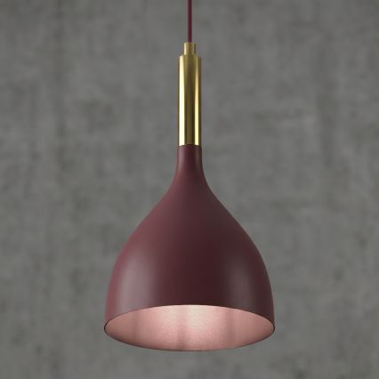 NOAK hanglamp met kabel 1xE27/15W/230V bordeaux