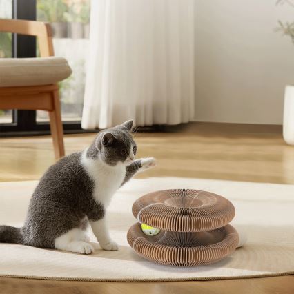 Nobleza - 3-in-1 krabpaal voor katten, bruin