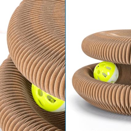 Nobleza - 3-in-1 krabpaal voor katten, bruin