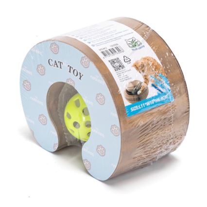 Nobleza - 3-in-1 krabpaal voor katten, bruin