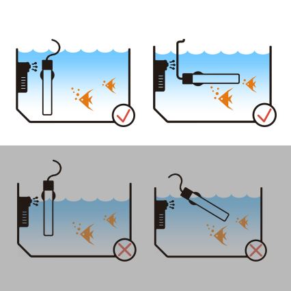 Nobleza - Aquariumverwarmer 100W RVS
