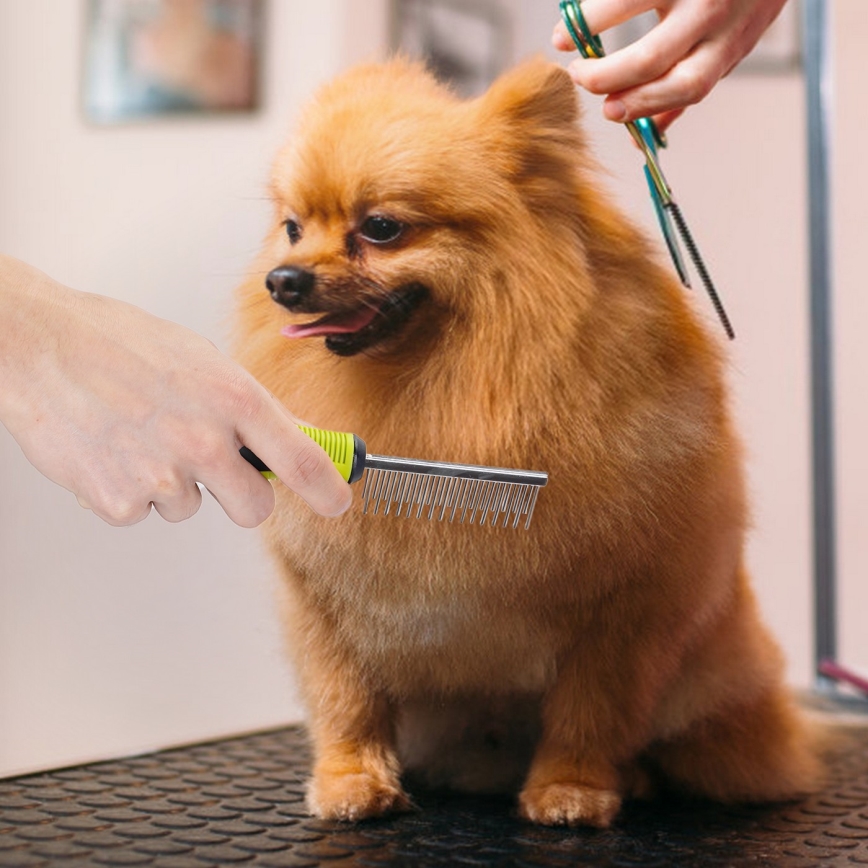Nobleza - Kam voor honden en katten groen