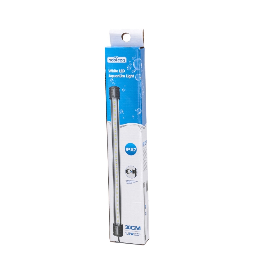 Nobleza - LED Aquariumverlichting LED/1,5W/230V IPX7 30 cm
