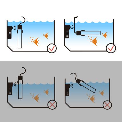 Nobleza - RVS aquariumverwarmer 50W